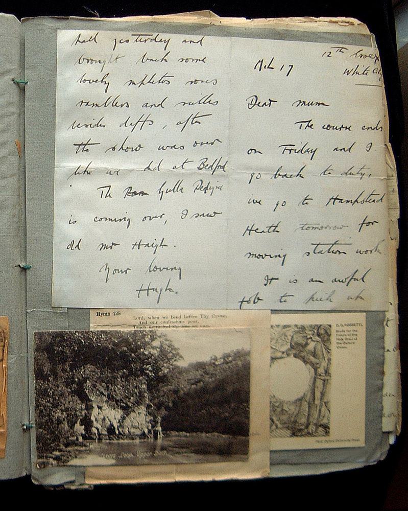 WWI Scrapbook - Hugh Salvin Calverley