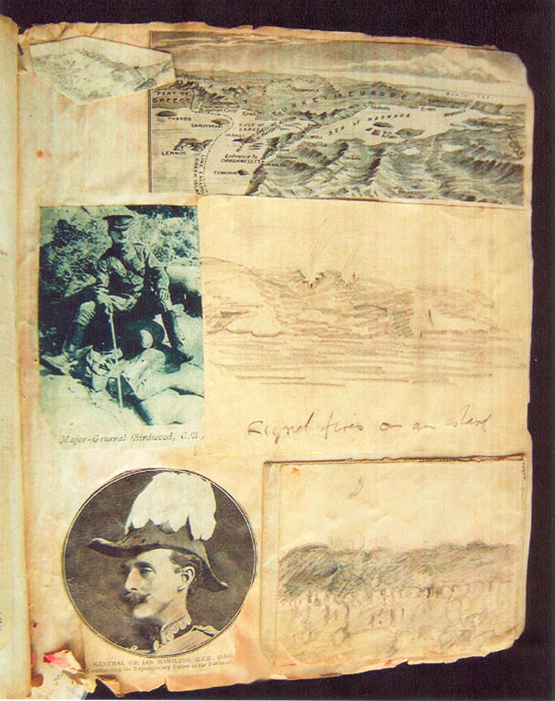 WWI Scrapbook - Hugh Salvin Calverley