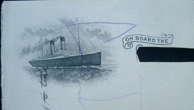 Letterhead of RMS Fraconia