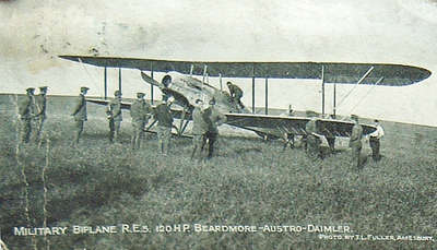 Military Biplane R.E.S. 120 HP Beardmore-Austro-Daimler