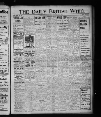 Daily British Whig (1850), 10 Feb 1903