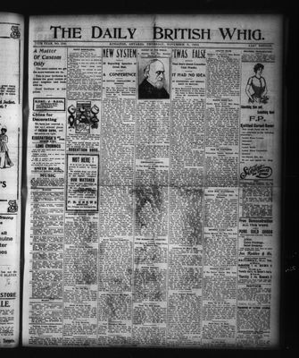 Daily British Whig (1850), 5 Nov 1903