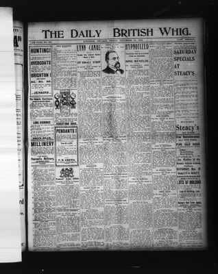 Daily British Whig (1850), 13 Nov 1903