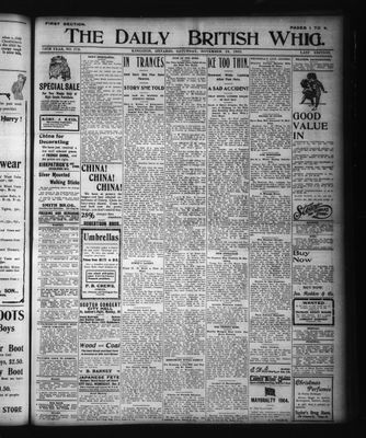 Daily British Whig (1850), 28 Nov 1903