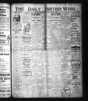 Daily British Whig (1850), 25 May 1905