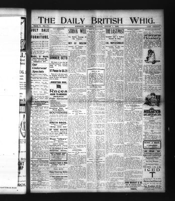 Daily British Whig (1850), 1 Aug 1905