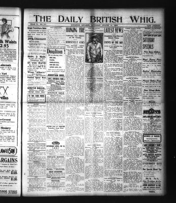 Daily British Whig (1850), 19 Aug 1905