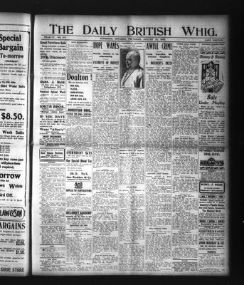 Daily British Whig (1850), 24 Aug 1905