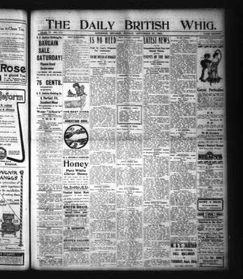 Daily British Whig (1850), 25 Sep 1905