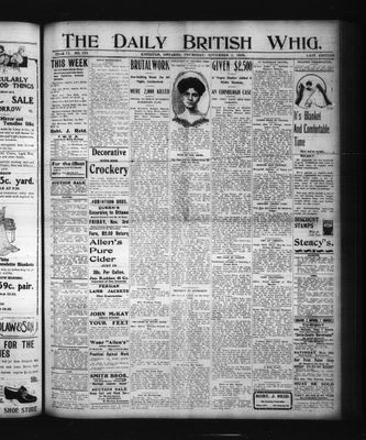 Daily British Whig (1850), 2 Nov 1905