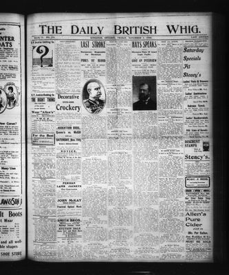 Daily British Whig (1850), 3 Nov 1905