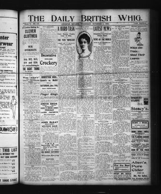 Daily British Whig (1850), 8 Nov 1905