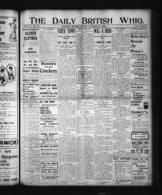 Daily British Whig (1850), 10 Nov 1905