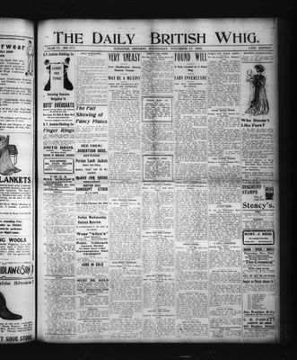 Daily British Whig (1850), 22 Nov 1905