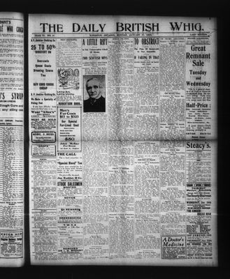 Daily British Whig (1850), 22 Jan 1906