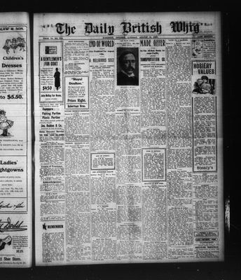 Daily British Whig (1850), 13 Aug 1907