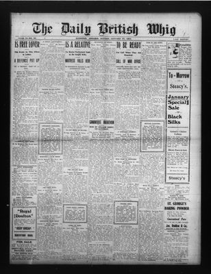 Daily British Whig (1850), 27 Jan 1908