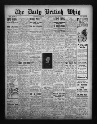 Daily British Whig (1850), 19 Feb 1908