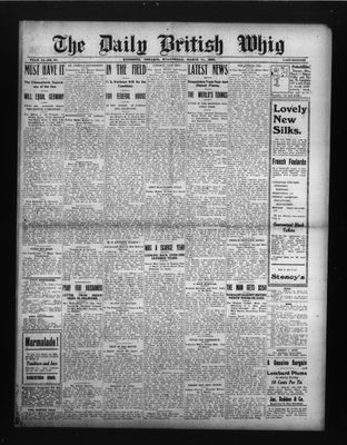 Daily British Whig (1850), 11 Mar 1908