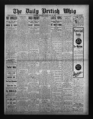 Daily British Whig (1850), 26 May 1908