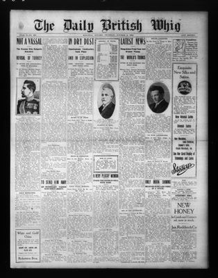 Daily British Whig (1850), 8 Oct 1908