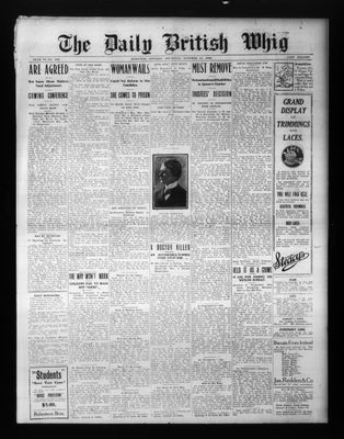 Daily British Whig (1850), 15 Oct 1908