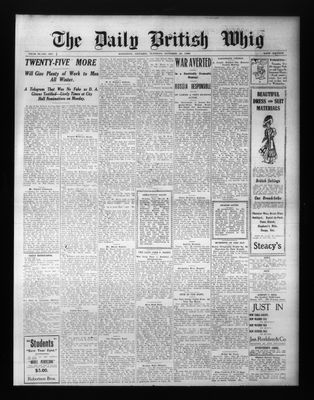 Daily British Whig (1850), 20 Oct 1908