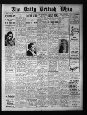 Daily British Whig (1850), 30 Oct 1908