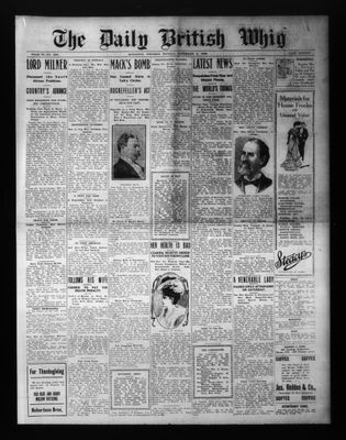 Daily British Whig (1850), 2 Nov 1908