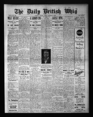 Daily British Whig (1850), 6 Nov 1908