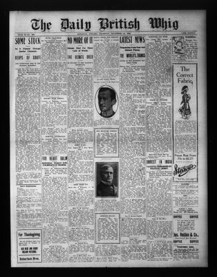 Daily British Whig (1850), 12 Nov 1908