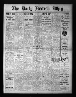 Daily British Whig (1850), 17 Nov 1908