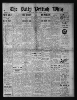 Daily British Whig (1850), 24 Nov 1908