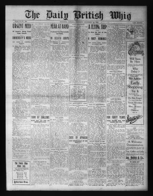 Daily British Whig (1850), 10 Dec 1908