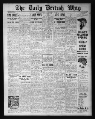 Daily British Whig (1850), 15 Mar 1909