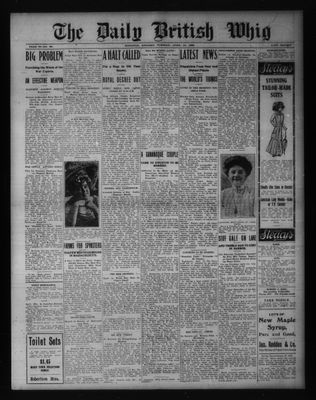 Daily British Whig (1850), 13 Apr 1909