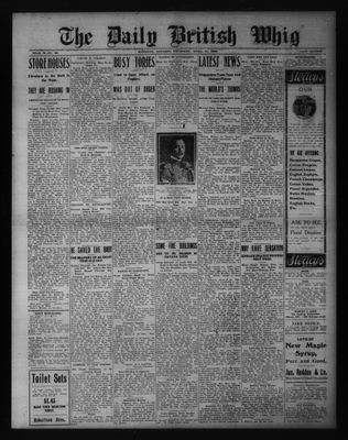 Daily British Whig (1850), 15 Apr 1909