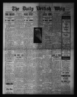 Daily British Whig (1850), 30 Apr 1909