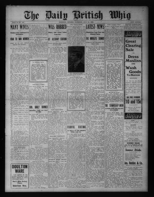 Daily British Whig (1850), 15 Jul 1909