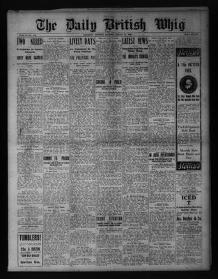 Daily British Whig (1850), 16 Aug 1909