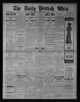 Daily British Whig (1850), 1 Sep 1909