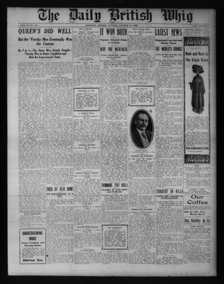 Daily British Whig (1850), 11 Oct 1909