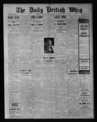 Daily British Whig (1850), 19 Oct 1909