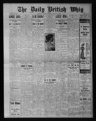 Daily British Whig (1850), 21 Oct 1909