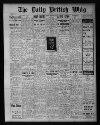 Daily British Whig (1850), 29 Oct 1909