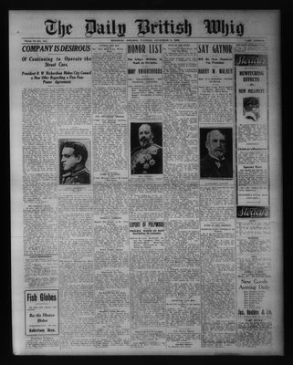 Daily British Whig (1850), 9 Nov 1909