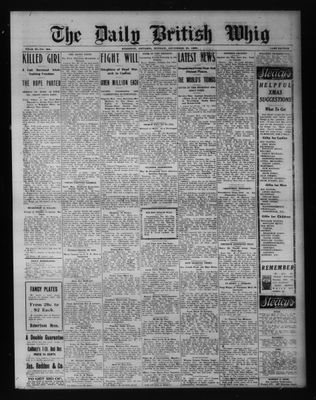 Daily British Whig (1850), 20 Dec 1909