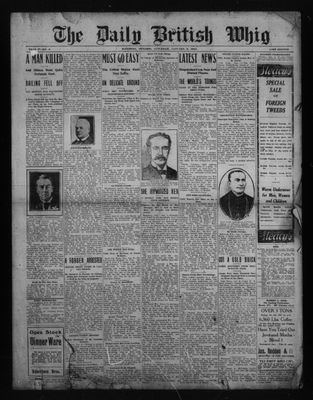 Daily British Whig (1850), 8 Jan 1910