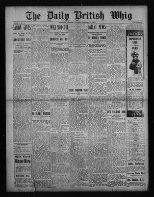 Daily British Whig (1850), 11 Jan 1910