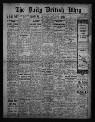 Daily British Whig (1850), 20 Jan 1910